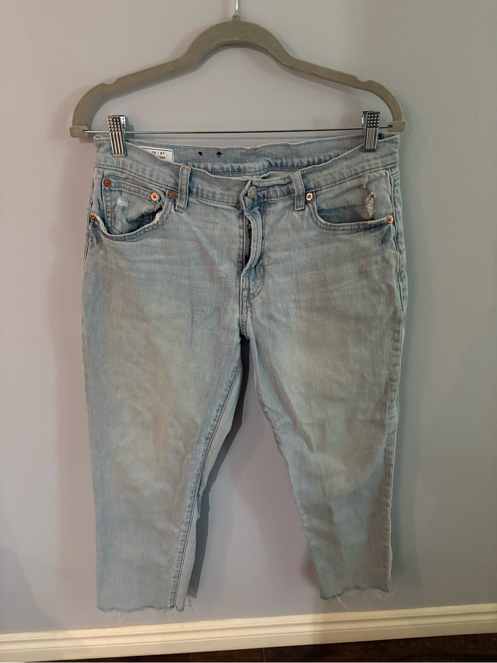 GAP Girlfriend Mid-Rise Jeans in Dize 29 Regular